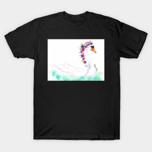 Watercolor Swan T-Shirt